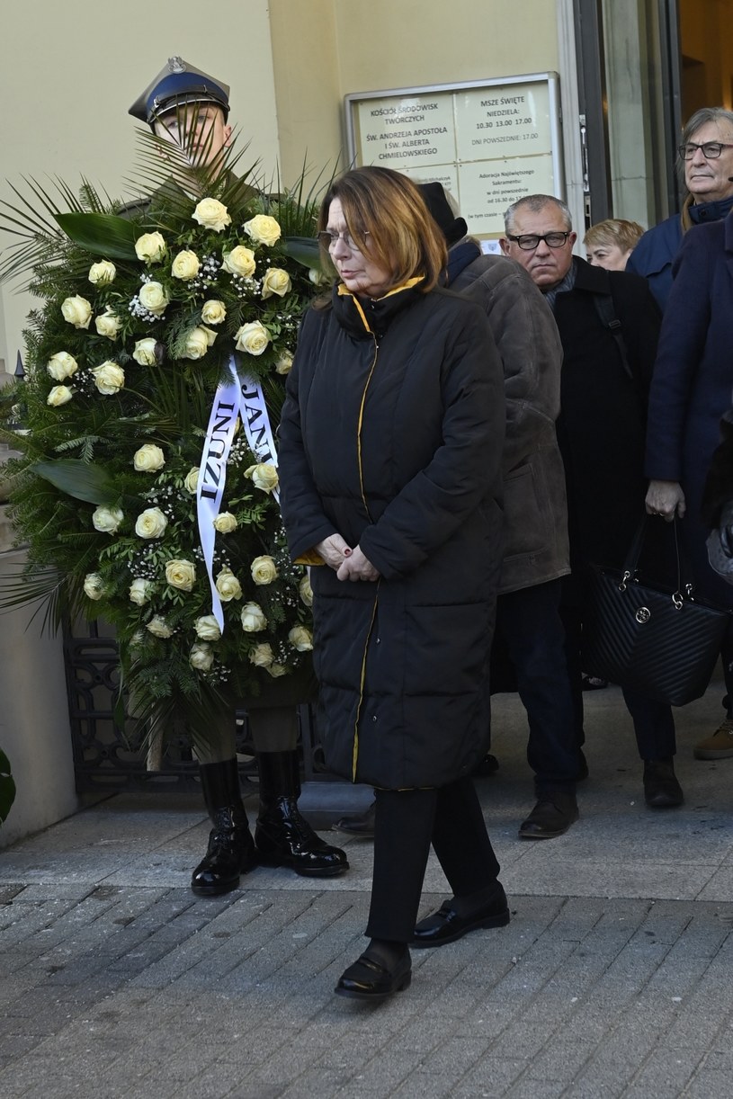 Małgorzata Kidawa-Błońska na pogrzebie Izabelli Cywińskiej / AKPA /AKPA