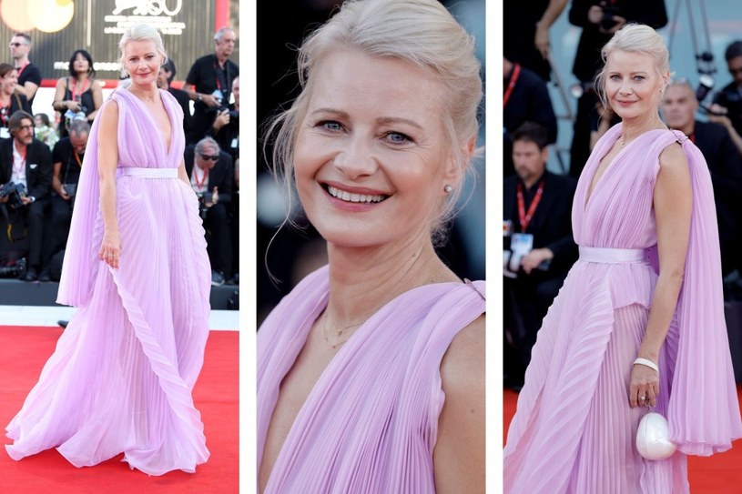 Małgorzata Kożuchowska na festiwalu filmowym w Wenecji /Getty Images