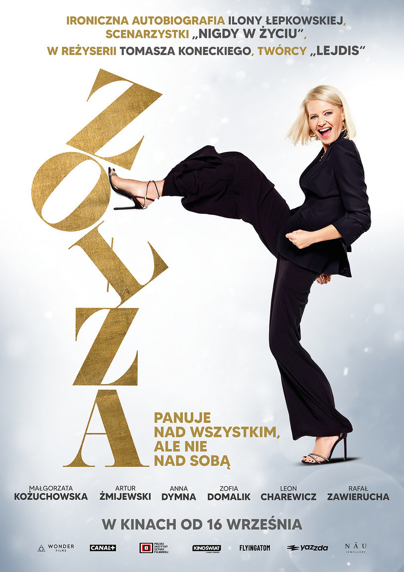 Małgorzata Kożuchowska na plakacie filmu "Zołza" /Kino Świat /materiały prasowe