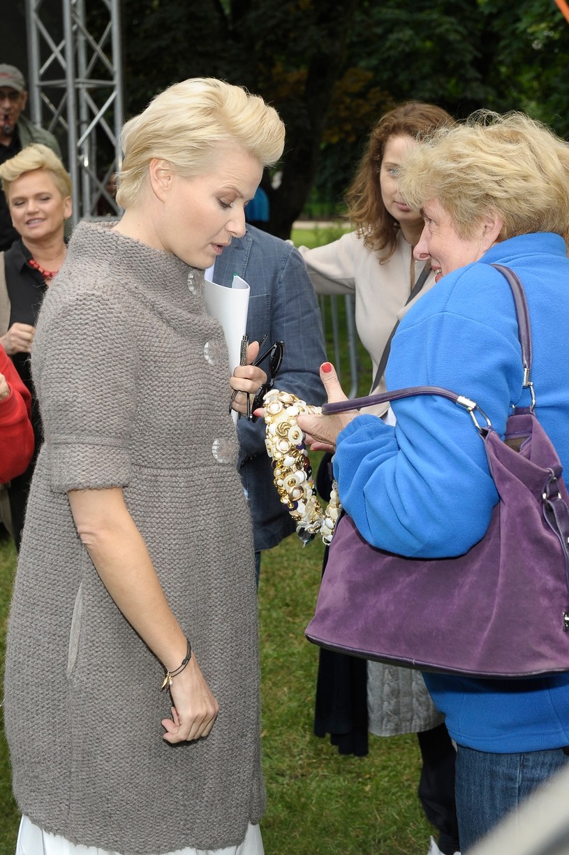 Małgorzata Kożuchowska w czerwcu 2014 roku /Gałązka /AKPA