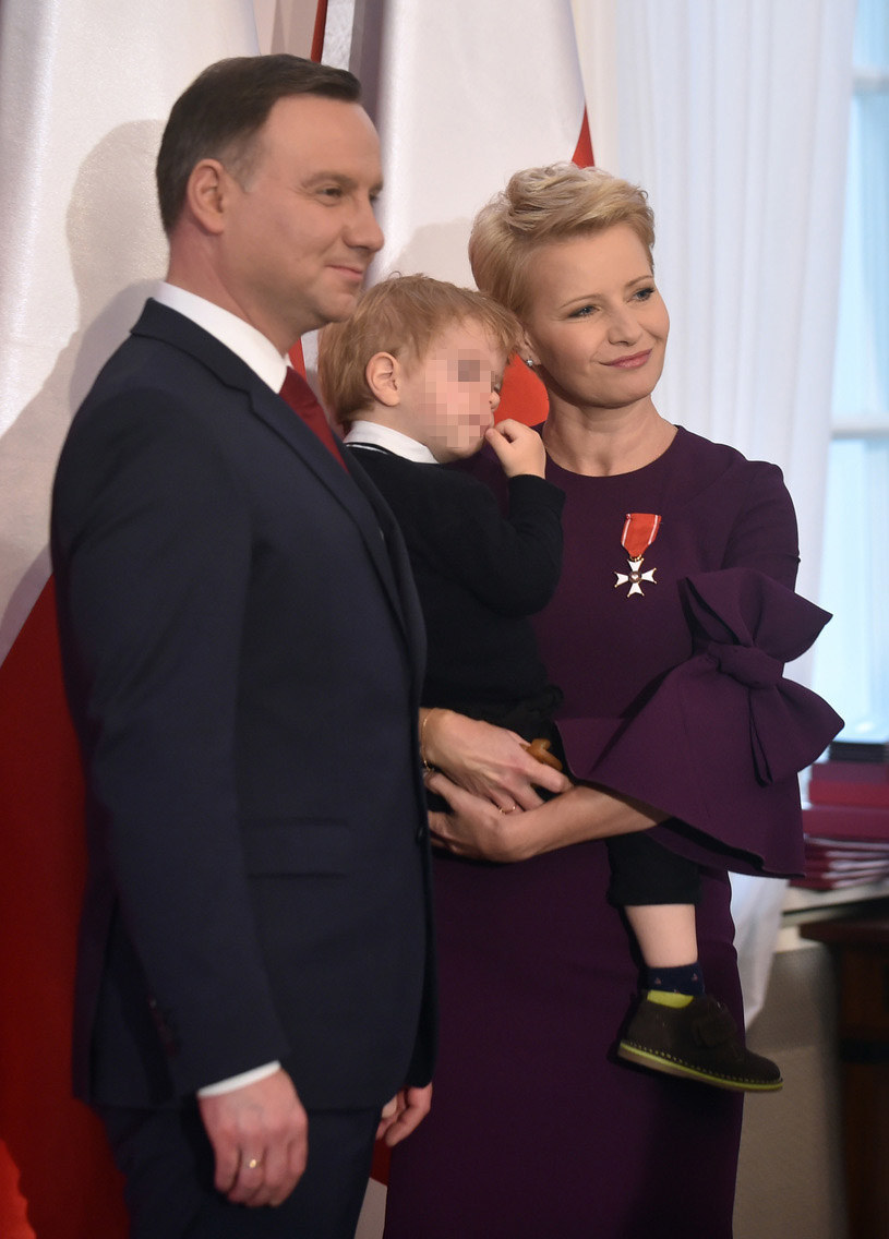 Małgorzata Kożuchowska została odznaczona przez prezydenta Dudę /Adam Chelstowski /Agencja FORUM