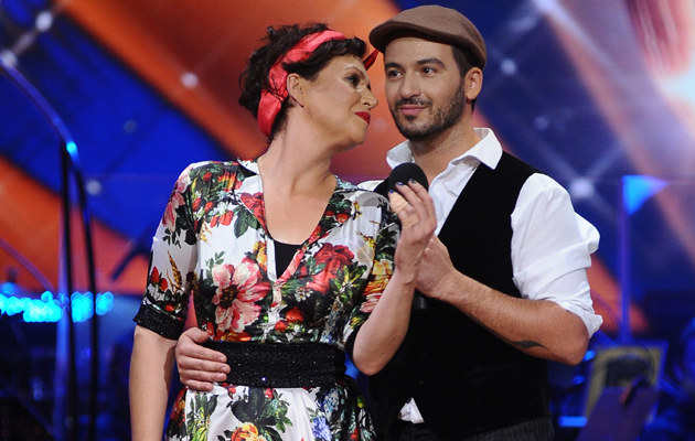 Małgorzata Pieńkowska w tanecznym show wystąpiła w parze ze Stefano Terrazzino /Andras Szilagyi /MWMedia
