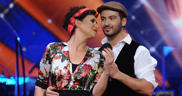 Małgorzata Pieńkowska w tanecznym show wystąpiła w parze ze Stefano Terrazzino /Andras Szilagyi /MWMedia