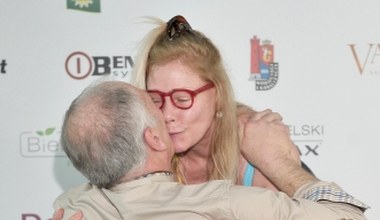 Małgorzata Potocka podczas mistrzostw aktorów w pływaniu!