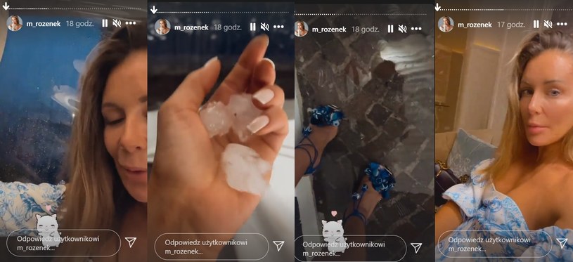 Małgorzata relacjonowała wszystko na swoim Instagramie /instagram.com/stories/m_rozenek/ /Instagram