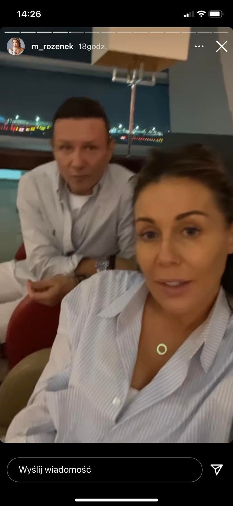 Małgorzata Rozenek-Majdan i Radosław Majdan na lotnisku /Instagram