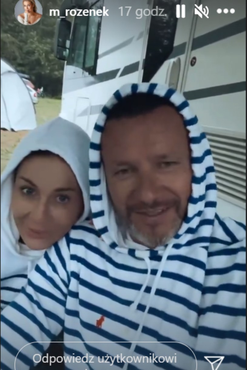 Małgorzata Rozenek-Majdan z mężem,  fot. https://www.instagram.com/m_rozenek/ /Instagram