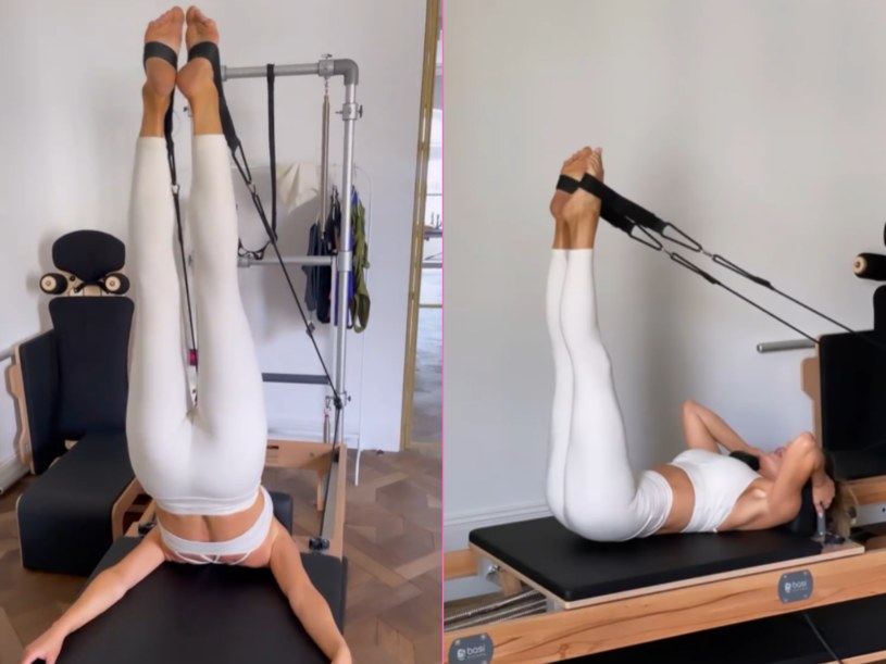 Małgorzata Rozenek na ćwiczy na siłowni /@m_rozenek /Instagram