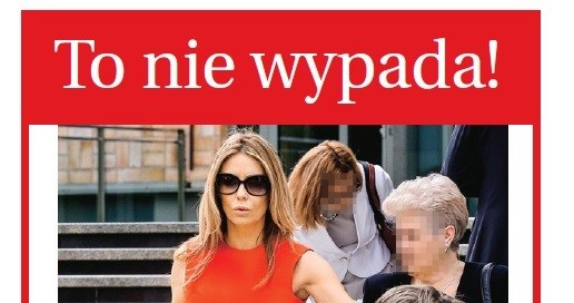 Małgorzata Rozenek oberwała za czerwoną sukienkę /Dobry Tydzień