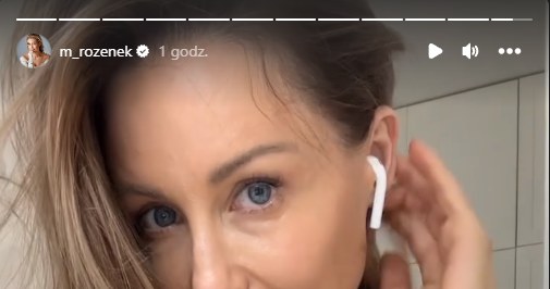 Małgorzata Rozenek u fryzjera - screen z Instastory @m_rozenek /screen z Instastory @m_rozenek /Instagram