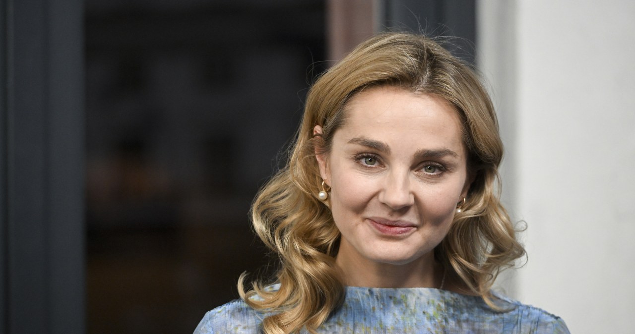 Małgorzata Socha na planie "Na Wspólnej" /Jacek Kurnikowski /AKPA