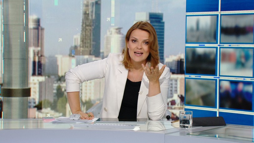 Małgorzata Świtała w Polsat News, "W rytmie dnia" /Screen z Polsat News /Polsat
