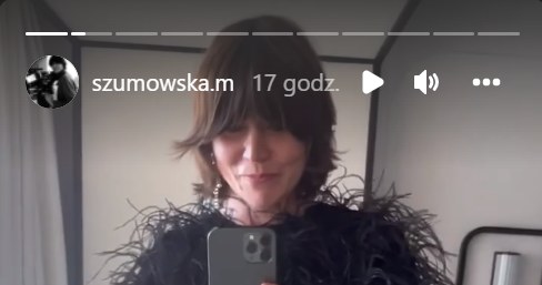 Małgorzata Szumowska: www.instagram.com/szumowska.m/ /Screen z InstaStory  /Instagram