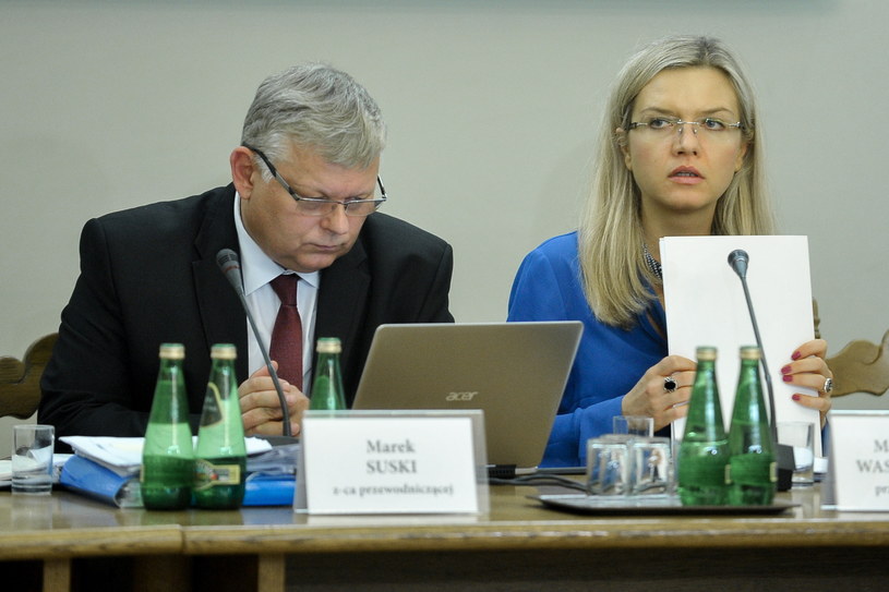 Małgorzata Wassermann i Marek Suski /Marcin Obara /PAP