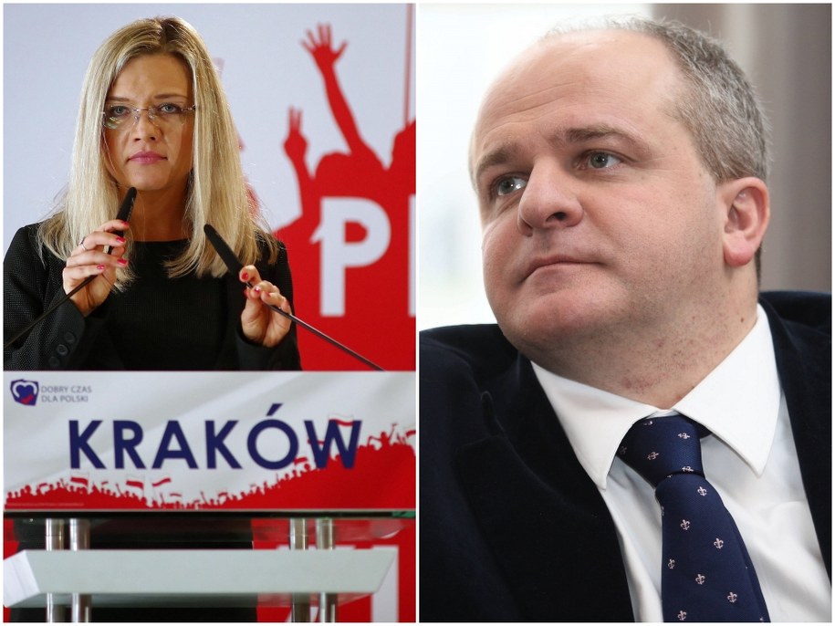 Małgorzata Wassermann i Paweł Kowal /Leszek Szymański, Łukasz Gągulski /PAP