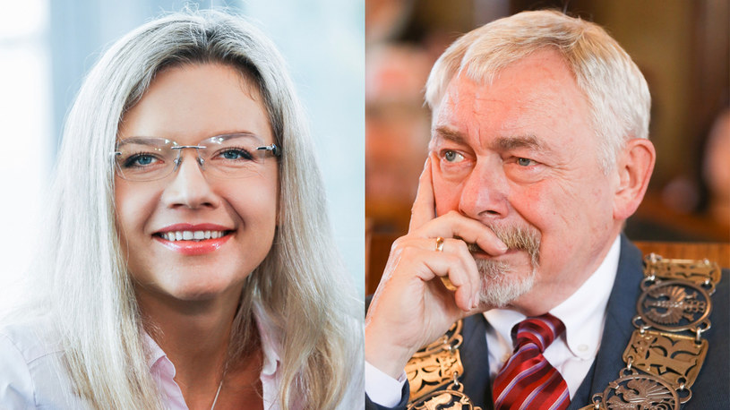 Małgorzata Wassermann, Jacek Majchrowski /Beata Zawrzel/REPORTER /Reporter