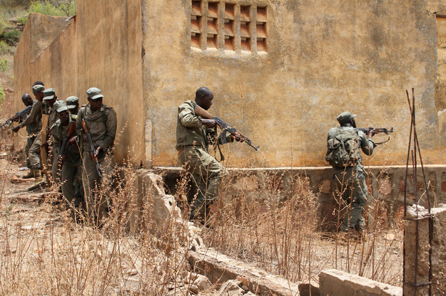 Malijscy żołnierze /Kristin Palitza   /PAP/EPA