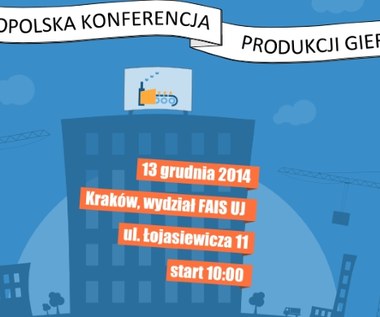 Małopolska konferencja produkcji gier zaprasza na wykłady