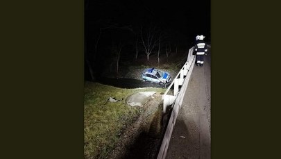 Małopolska: Wypadek radiowozu w Krzeszowicach