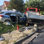 Małopolska: Wypadek z udziałem radiowozu. 4 osoby ranne