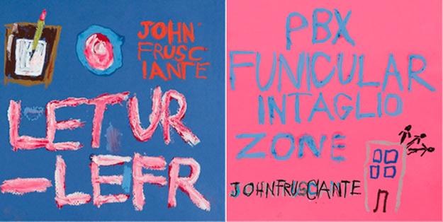 Malowane okładki nowych albumów Johna Frusciante /oficjalna strona wykonawcy