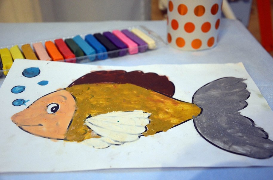 Malowanie plasteliną /Marlena Chudzio /RMF FM