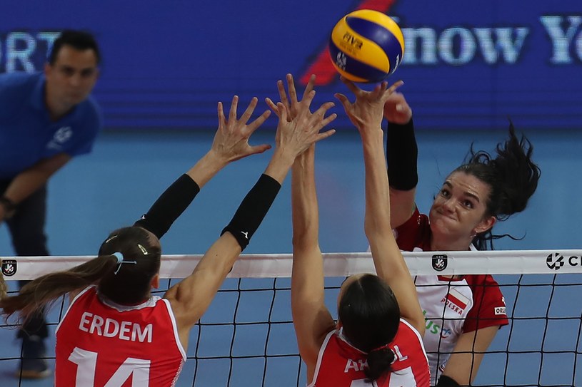 Malwina Smarzek w meczu z Turcją /AFP