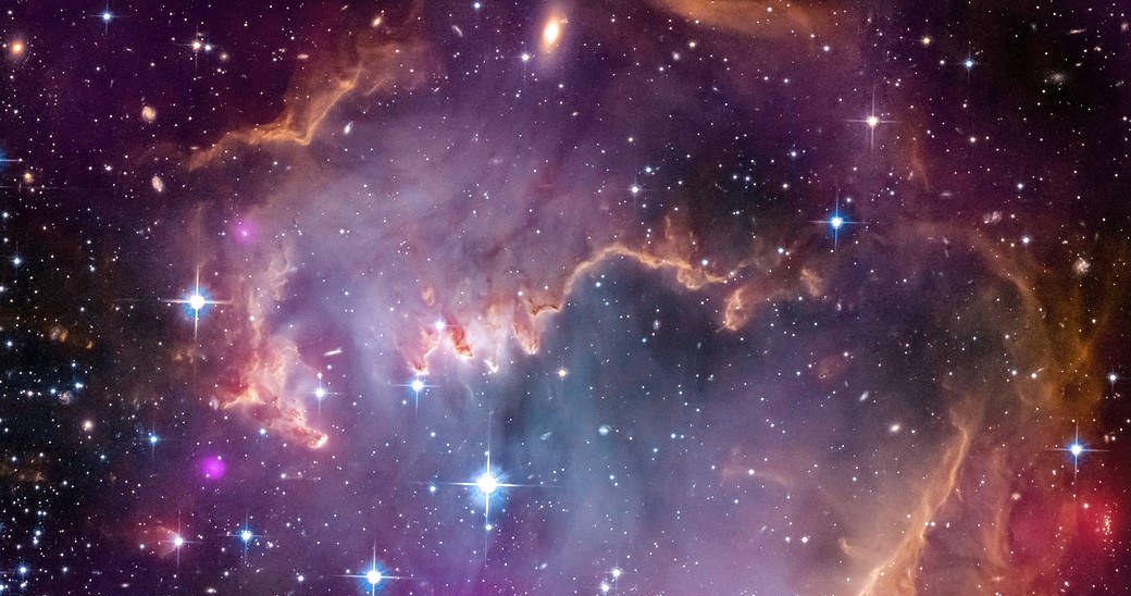 Mały Obłok Magellana na zdjęciu z obserwatoriów NASA /NASA/CXC/JPL-Caltech/STScI /materiał zewnętrzny