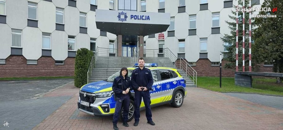 Małżeństwo policjantów z Częstochowy /Śląska policja /