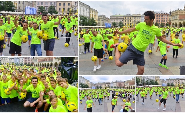 MAMY TO!!!! Pobiliśmy rekord Guinnessa w jednoczesnym podbijaniu piłki nożnej!