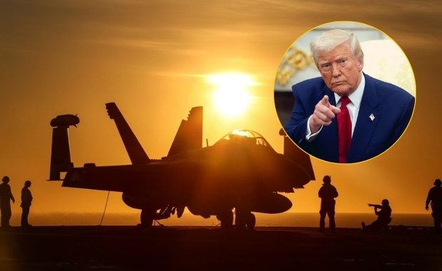 "Mamy wielką armadę w pobliżu Iranu". Trump trzyma palec na spuście