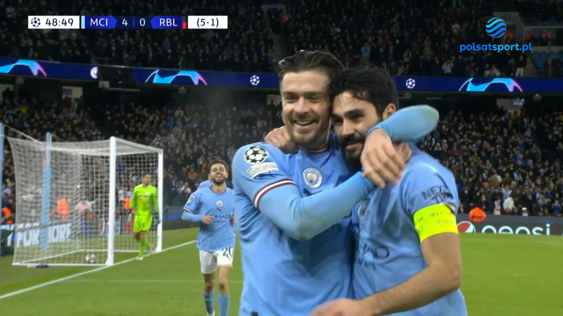 Manchester City - RB Lipsk 4-0 Bramka İlkaya Gündoğana.WIDEO