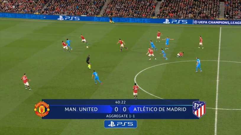 Manchester United - Atletico Madryt. Liga Mistrzów: Gol na 0-1. WIDEO (Polsat Sport)