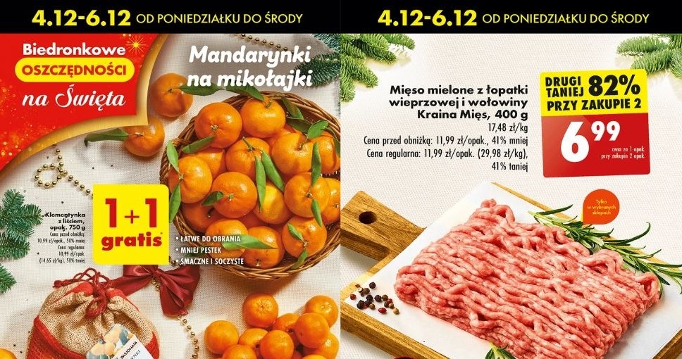 Mandarynki w gratisie w Biedronce! /Biedronka /INTERIA.PL