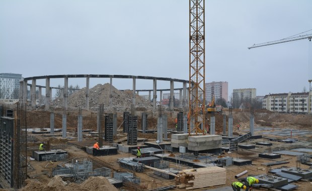 Mandaty po kontroli budowy hali Urania w Olsztynie