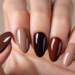Manicure w kolorze kawy podkreśla jesienne stylizacje i dodaje dłoniom subtelnej elegancji