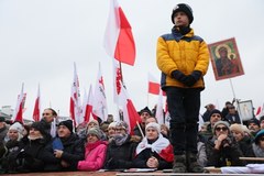 Manifestacja "Tak dla edukacji, nie dla deprawacji" w Warszawie