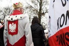 Manifestacja Komitetu Obrony Demokracji w Warszawie