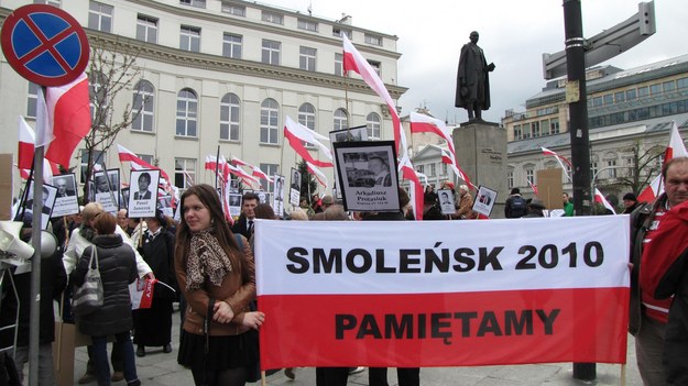 Manifestacja na Krakowskim Przedmieściu /Michał Dukaczewski /RMF FM