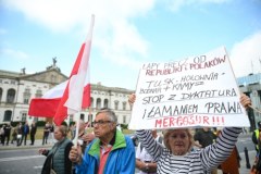 Manifestacja przed Sądem Najwyższym
