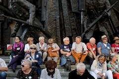 Manifestacja przed siedzibą Sądu Najwyższego w Warszawie