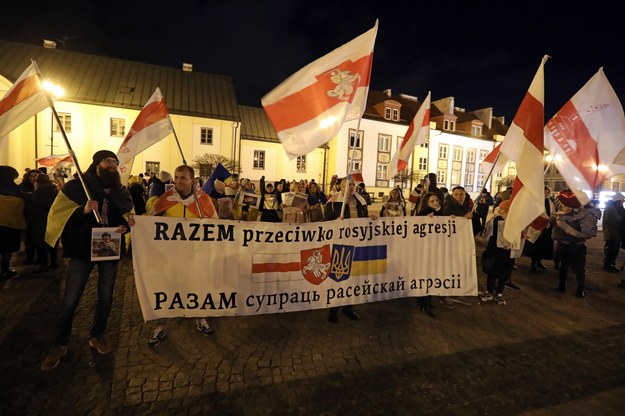 Manifestacja w Białymstoku /Artur Reszko /PAP