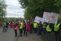Manifestacja w Libiążu