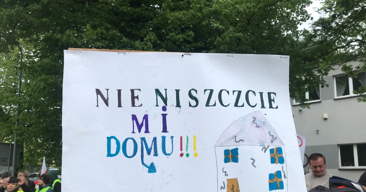 Manifestacja w Libiążu