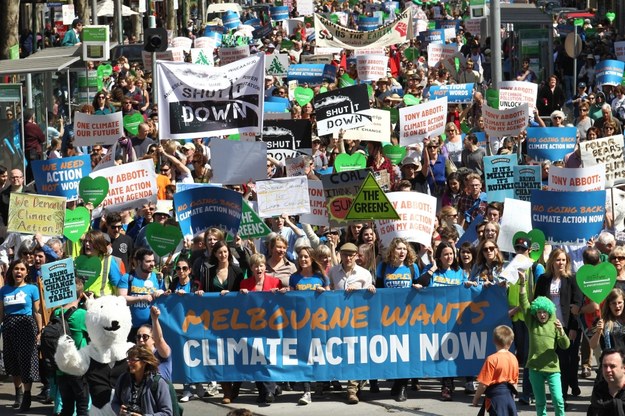 Manifestacja w Melbourne /AAP Image/David Crosling /PAP/EPA