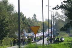 Manifestacja w obronie kopalni Kazimierz-Juliusz