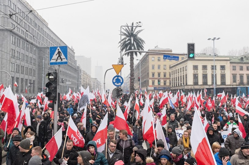 Manifestacja w Warszawie; zdj. ilustracyjne /Stepan Rudyk  /Agencja FORUM