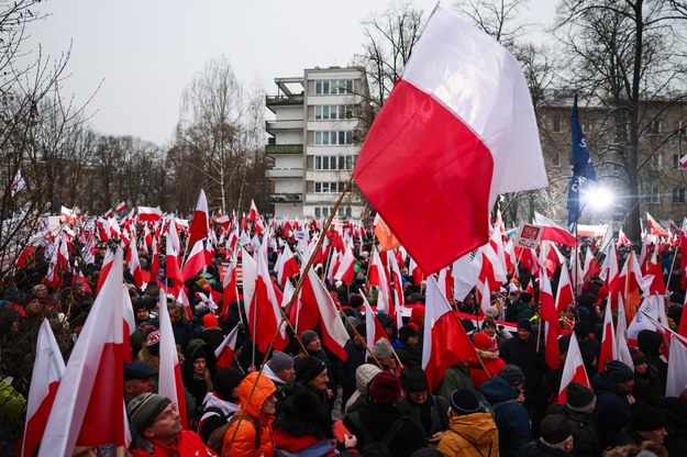 Manifestacja w Warszawie / 	Leszek Szymański    /PAP