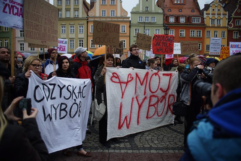 Manifestacja we Wrocławiu /Wojciech Nekanda Trepka  /