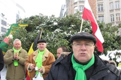 Manifestacja związkowców w Brukseli. Walczą o równe stawki